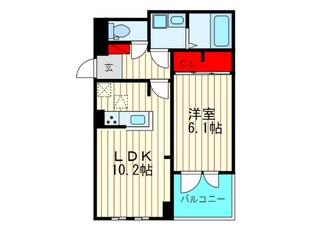 ミュルザンヌの物件間取画像